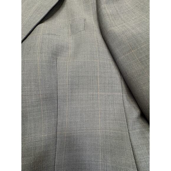 Men’s Brooks Brothers Pure New Wool Subtle Olive Blazer Jacket Lined Size 40S - Picture 10 of 10